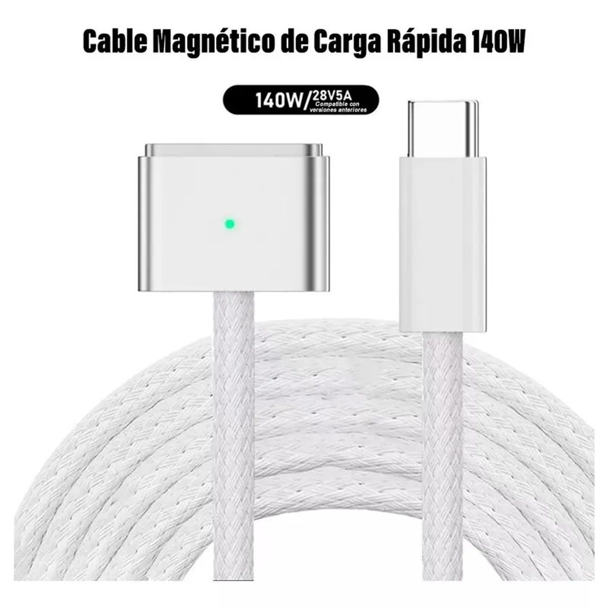 GENERICO - Cable USB-C Para Macbook Pro / Air Magsafe 3