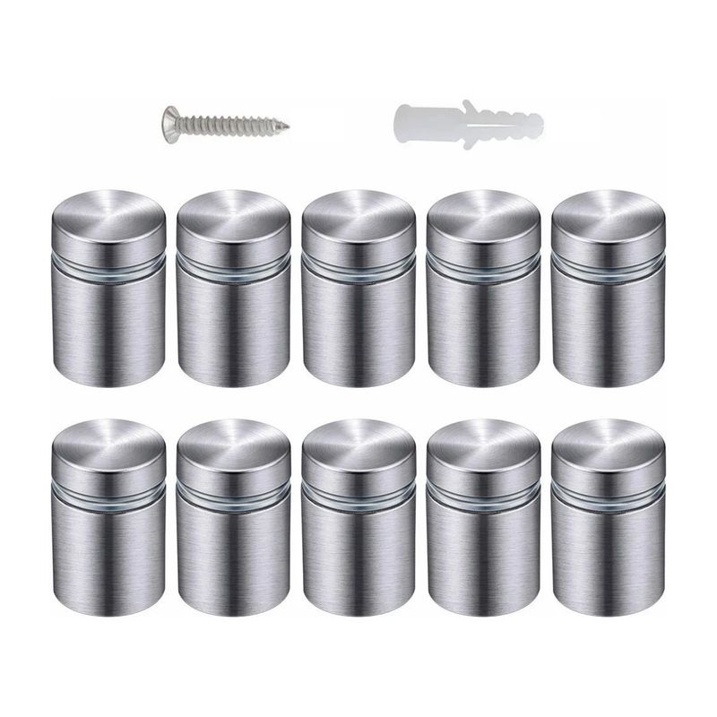 KINDA NICE - 10pcs Tornillos De Publicidad Decorativo Fijo 19x25mm