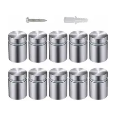 KINDA NICE - 10pcs Tornillos De Publicidad Decorativo Fijo 19x25mm