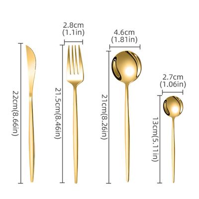 Imagen 2 del producto Juego De 24 Cubiertos De Acero Inoxidable