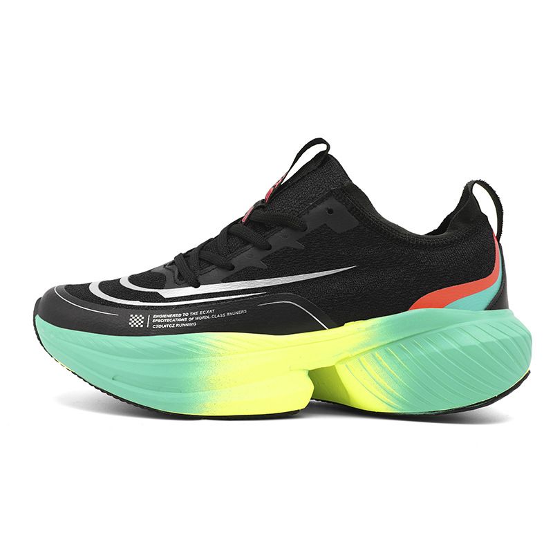 DANWEILE - Zapatos deportivos casuales con suela de goma transpirable Negro