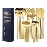 Juego De 30 Cubiertos De Acero Inoxidable