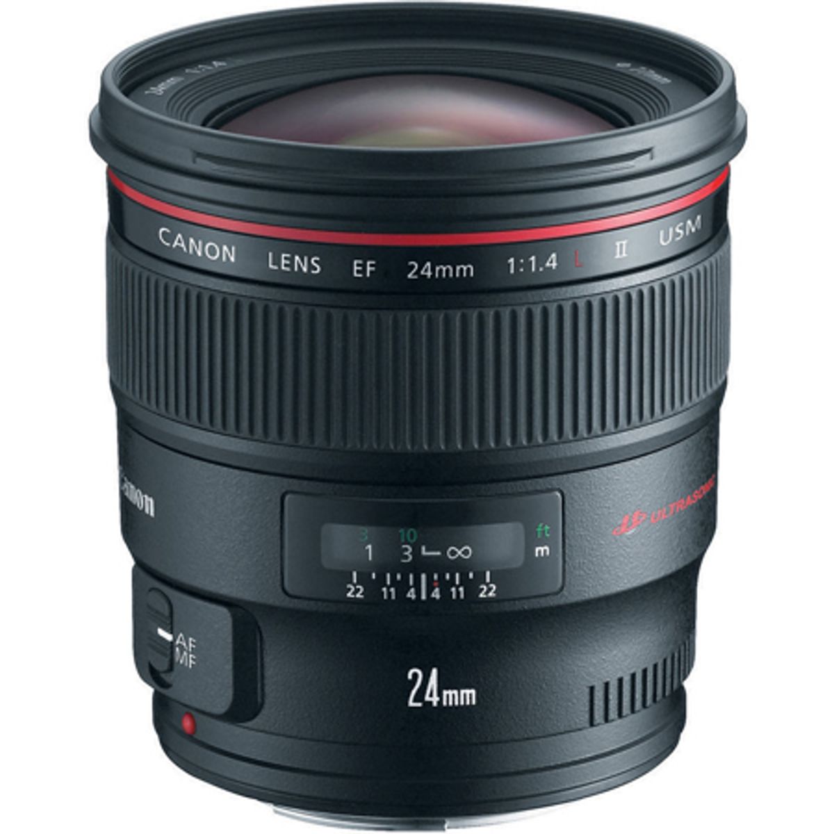 CANON - Canon EF 24mm f/1.4L II USM Lente Negra