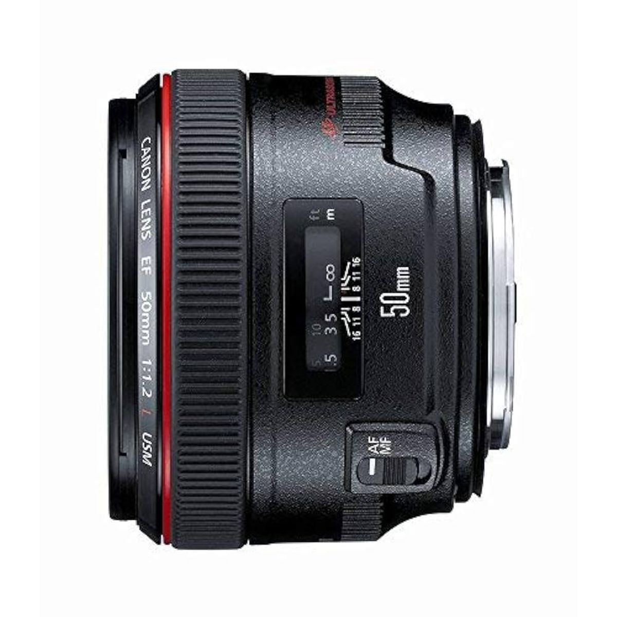CANON - Canon EF 50mm f/1.2L USM Lente Negra