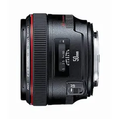 CANON - EF 50mm f/1.2L USM Lente Negra
