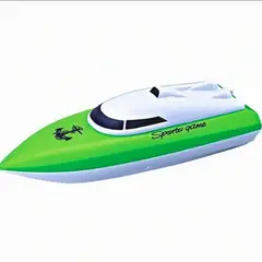GENERICO - Lancha Control Remoto 2,4 Ghz bateria recargable Verde