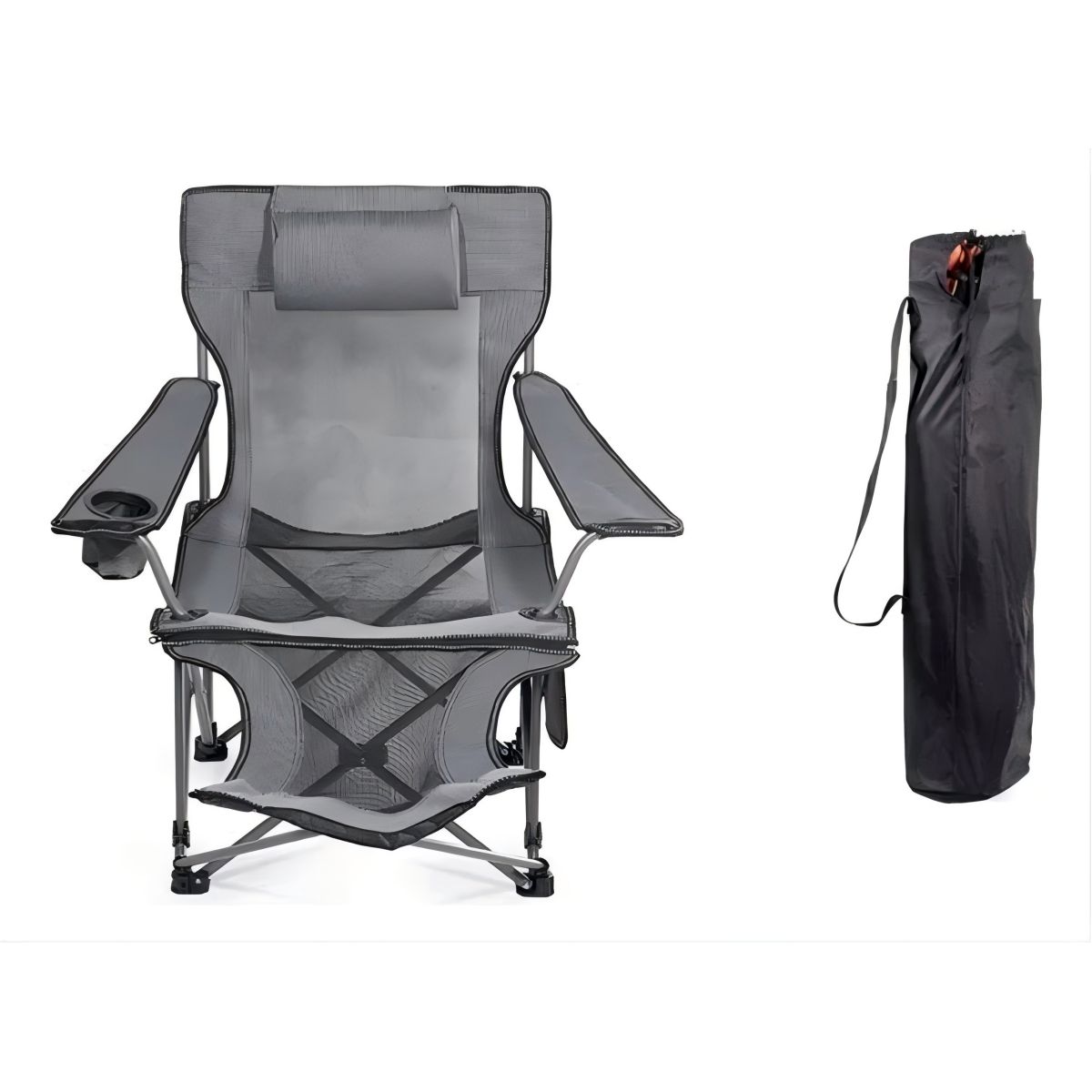 GENERICO - Sillón Reclinable Plegable Para Acampar Desmontable