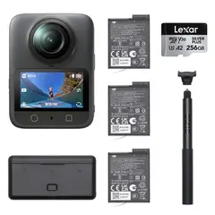 DJI - Cámara deportiva Osmo 360 Adventure combo+256GB