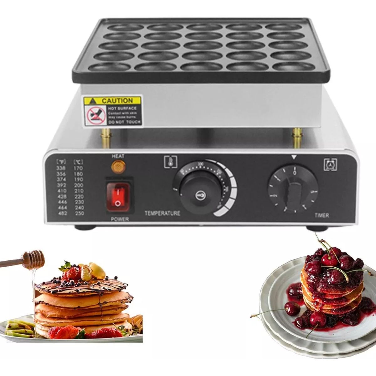 U BUY - Mini Máquina Hacer Panqueques Eléctrica Comercial Industrial
