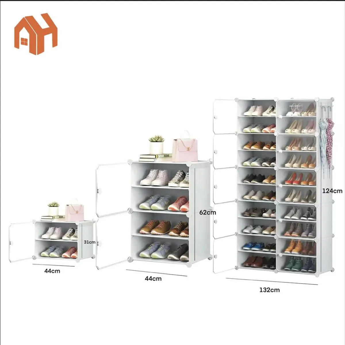 ANYHOGAR - Any Hogar Zapatos Cajas Organizadoras Almacenamiento 40 Pzs