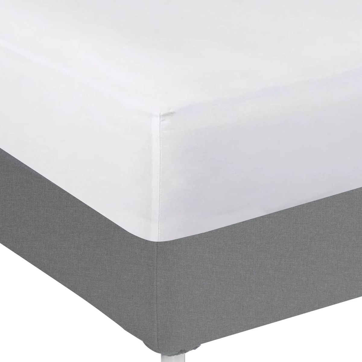 TEXTIL SUPER - SÁBANA BAJERA 2 PLAZAS BLANCA 200 HILOS