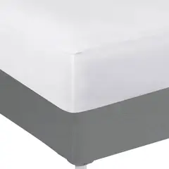 TEXTIL SUPER - SÁBANA BAJERA 2 PLAZAS BLANCA 200 HILOS