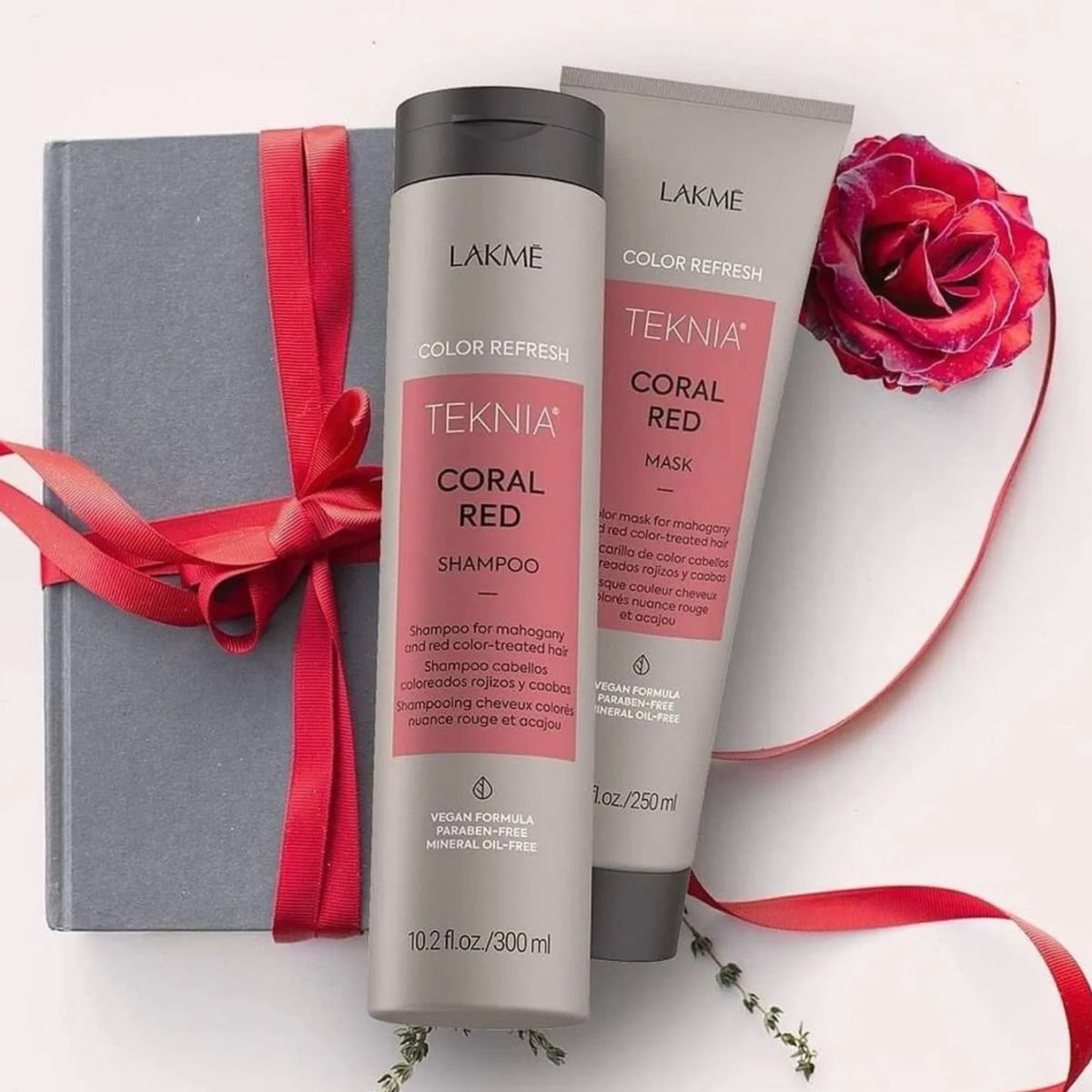 LAKME - Shampoo Para Cabello Teñido Lakme Teknia Rojo Caoba 300ml