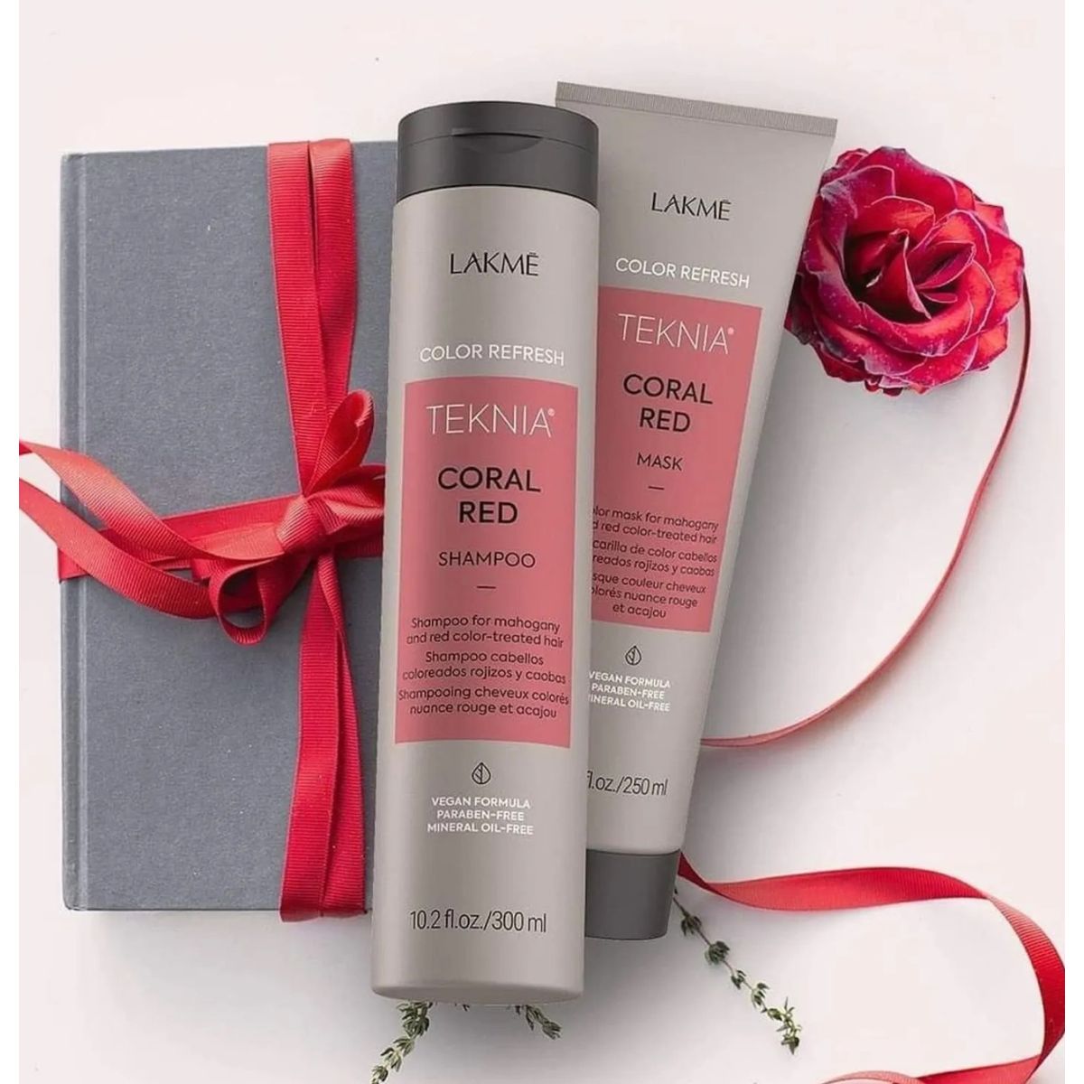 LAKME - Shampoo Para Cabello Teñido Lakme Teknia Rojo Caoba 300ml
