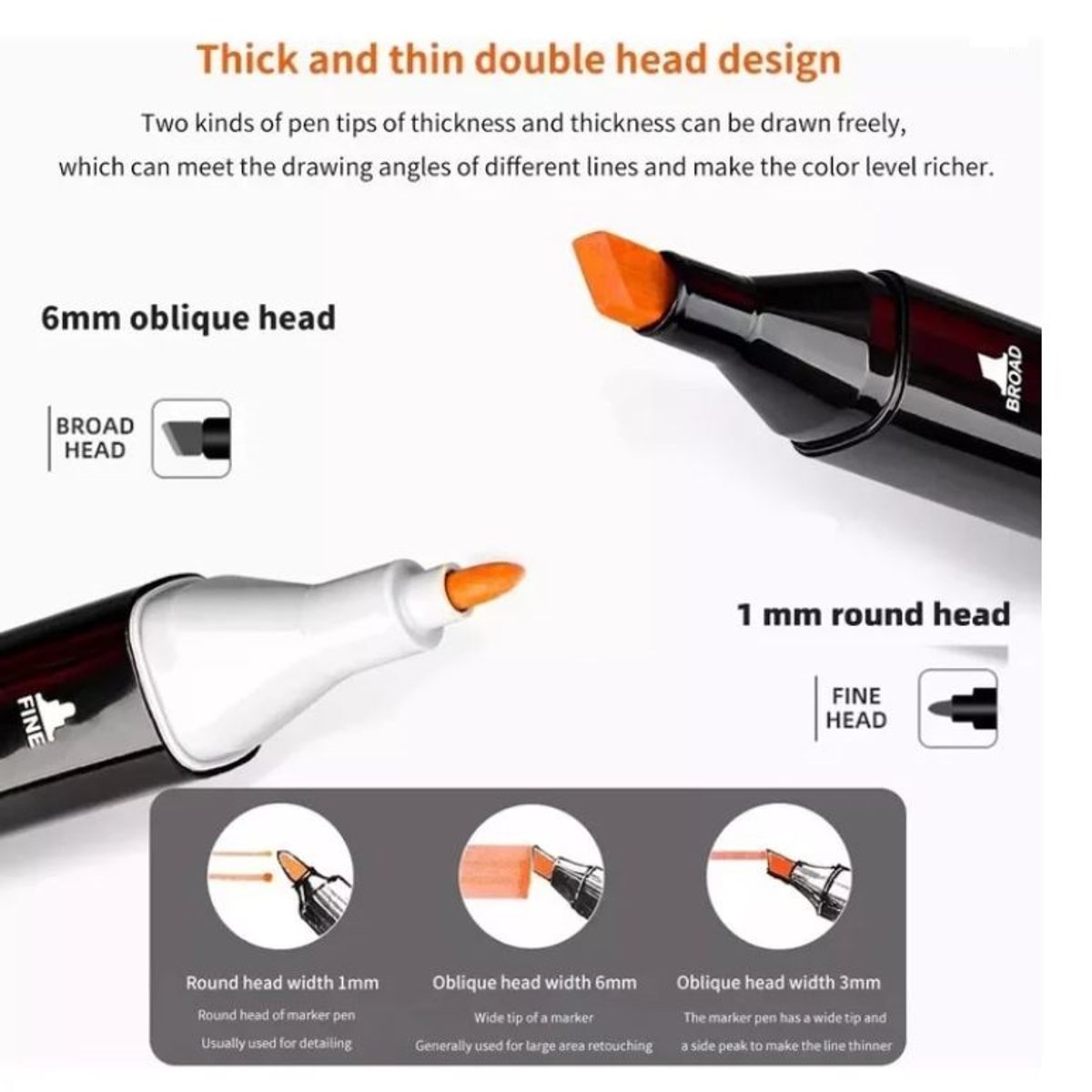 GENERICO - Marcadores Doble Punta 168 Piezas Colores. Top Venta