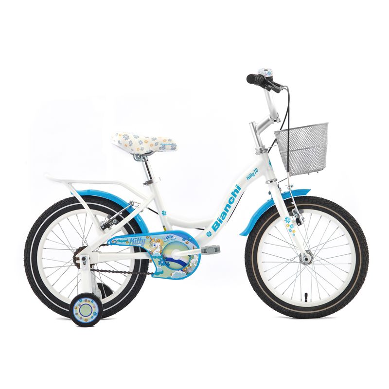 BIANCHI - BICICLETA BIANCHI KITTY 16 BLANCO / CELESTE