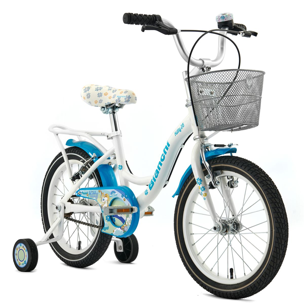 BIANCHI - BICICLETA BIANCHI KITTY 16 BLANCO / CELESTE