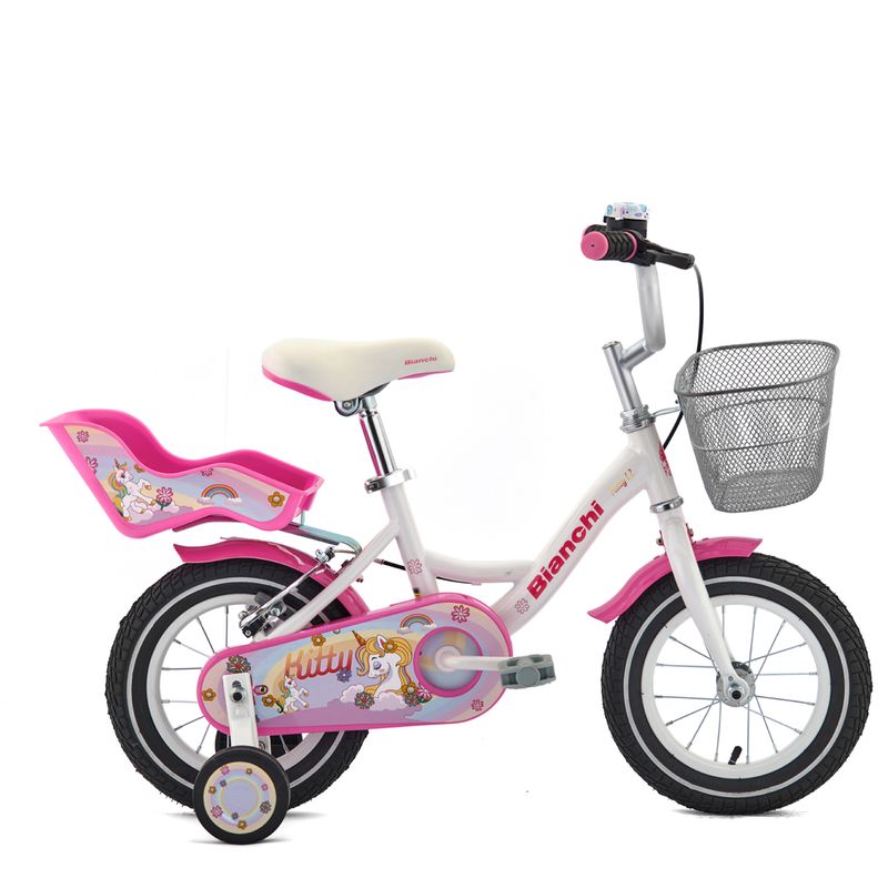 BIANCHI - BICICLETA BIANCHI KITTY 12 BLANCO / ROSADO