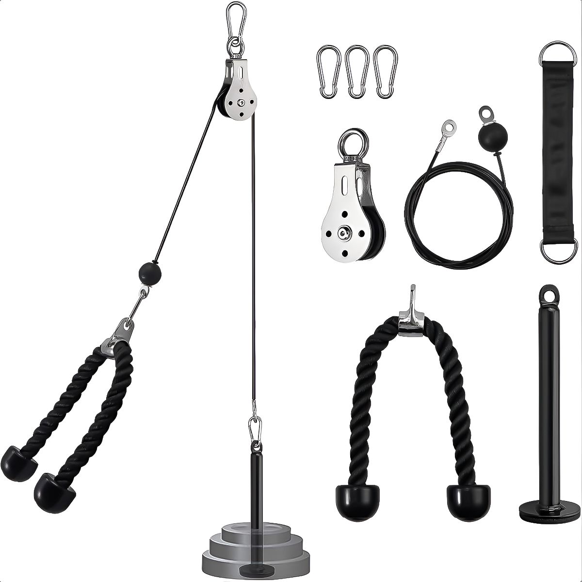 Juego De Polea Poleas Gimnasio Para Casa Polea Cuerda Gym, marca GENERICO - Foto Principal