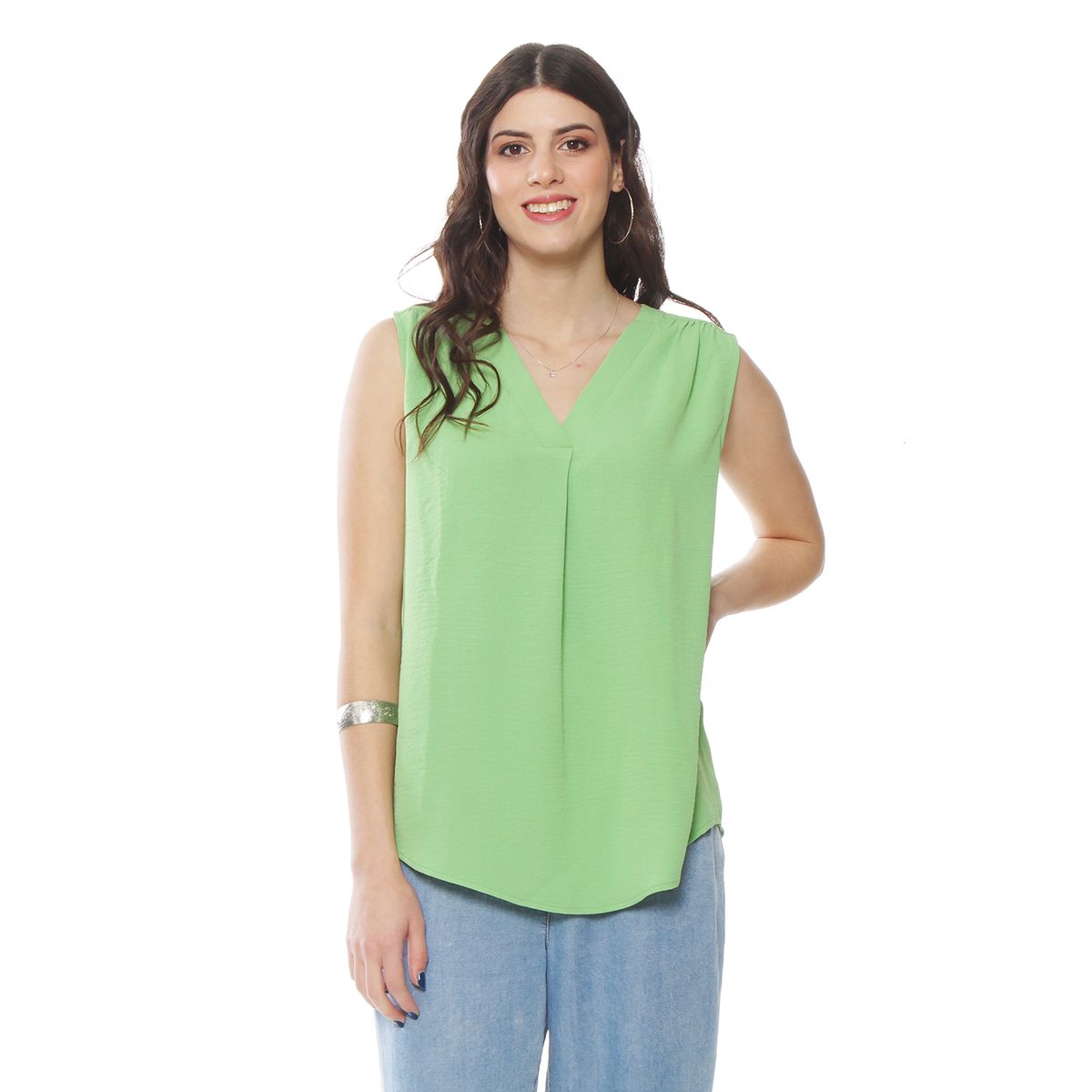 WADOS - BLUSA SIN MANGA ESCOTE V