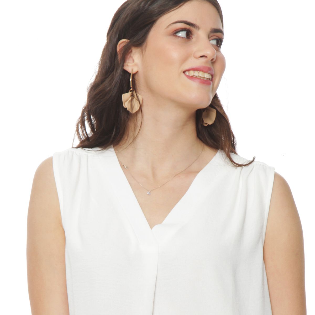 WADOS - BLUSA SIN MANGA ESCOTE V