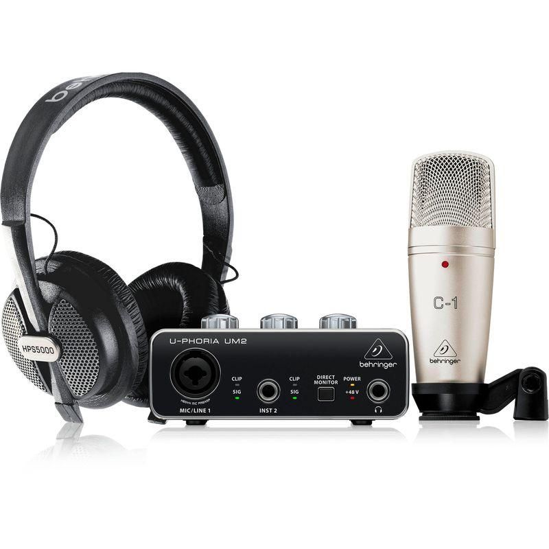 BEHRINGER - Pack Interfaz de audio Behringer U-Phoria Studio