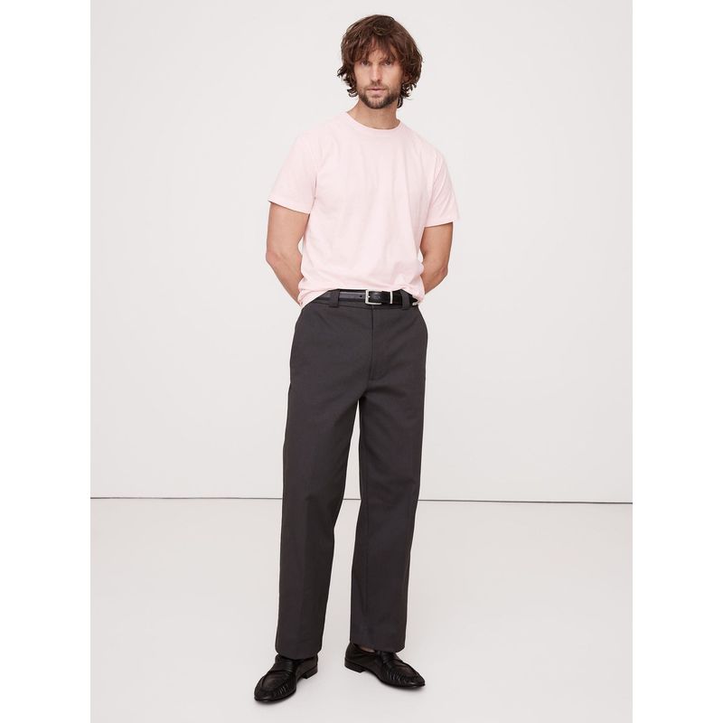 BANANA REPUBLIC - Polera Hombre Lightweight Cotton Crew-Neck Rosado Banana Republic
