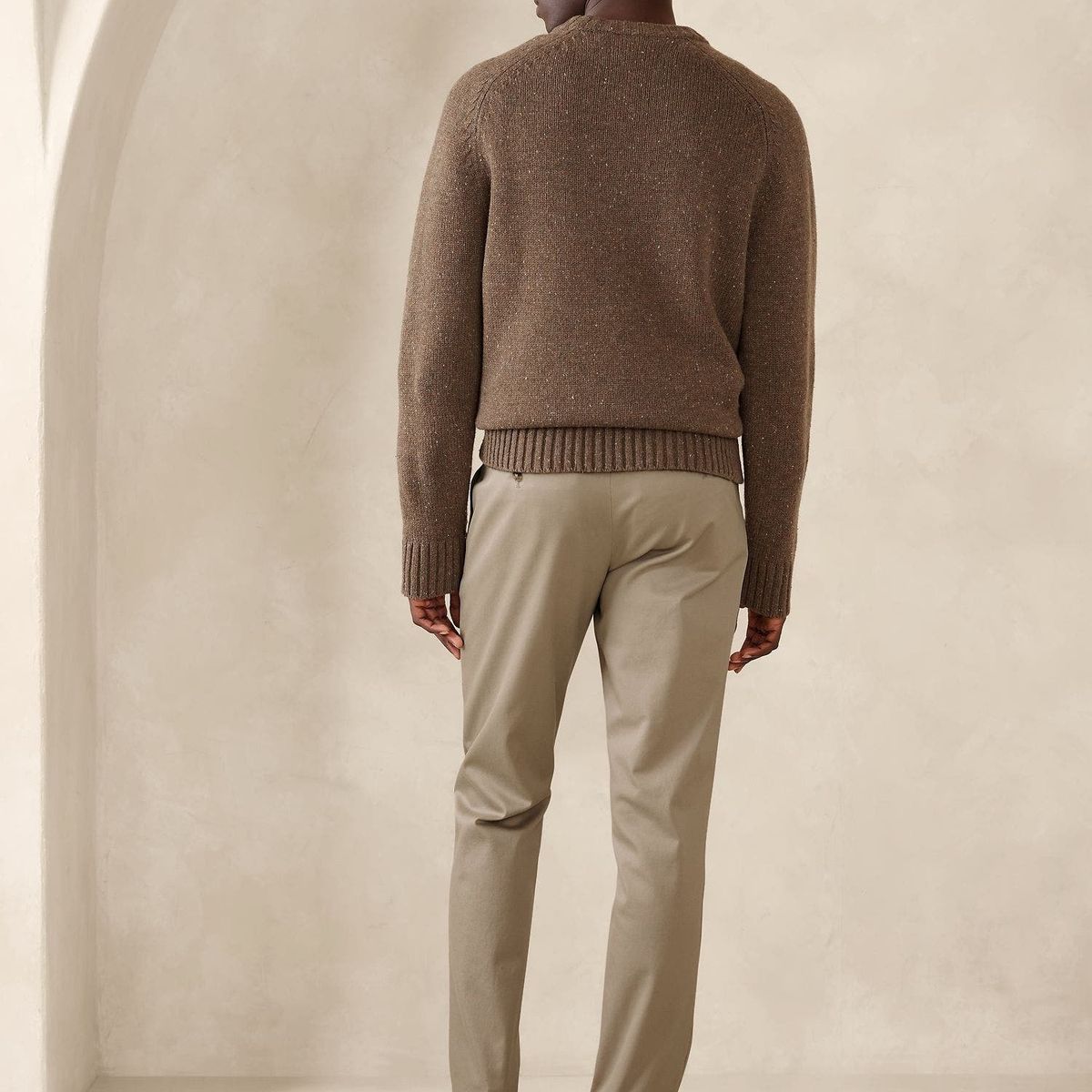 BANANA REPUBLIC - Pantalón Slim Rapid Movement Chino Café Banana Republic