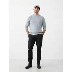 BANANA REPUBLIC - Pantalón Hombre Slim Lived-In Chino Negro