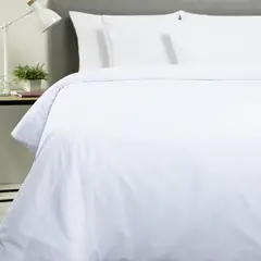 TEXTIL SUPER - FUNDA PLUMÓN 300 HILOS BLANCO CON ALETA 2 PLAZAS