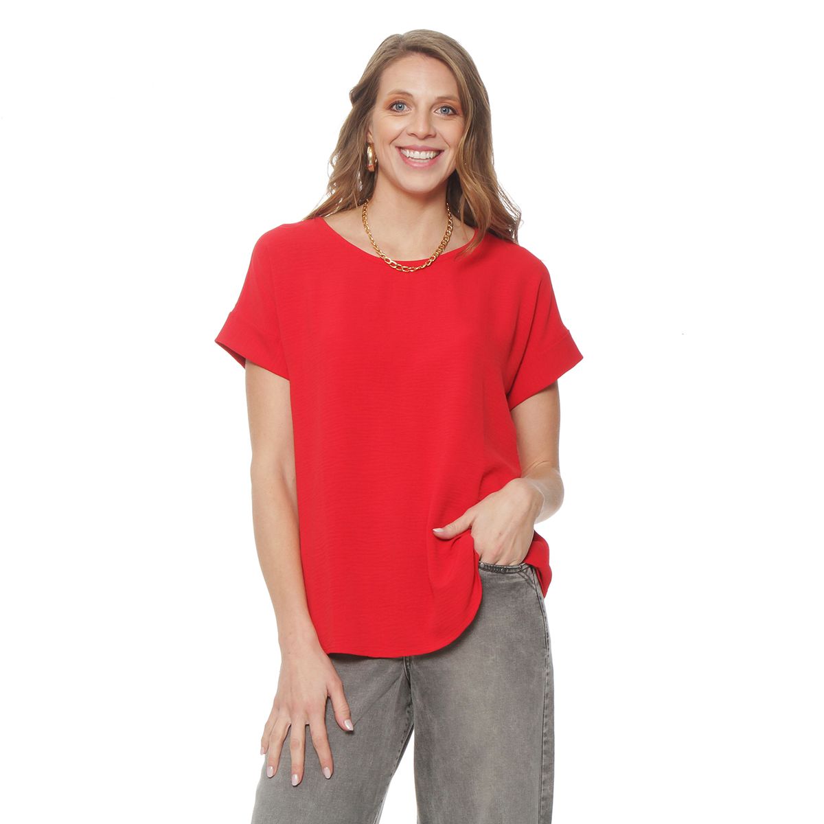 WADOS - BLUSA MANGA CORTA SOLIDO