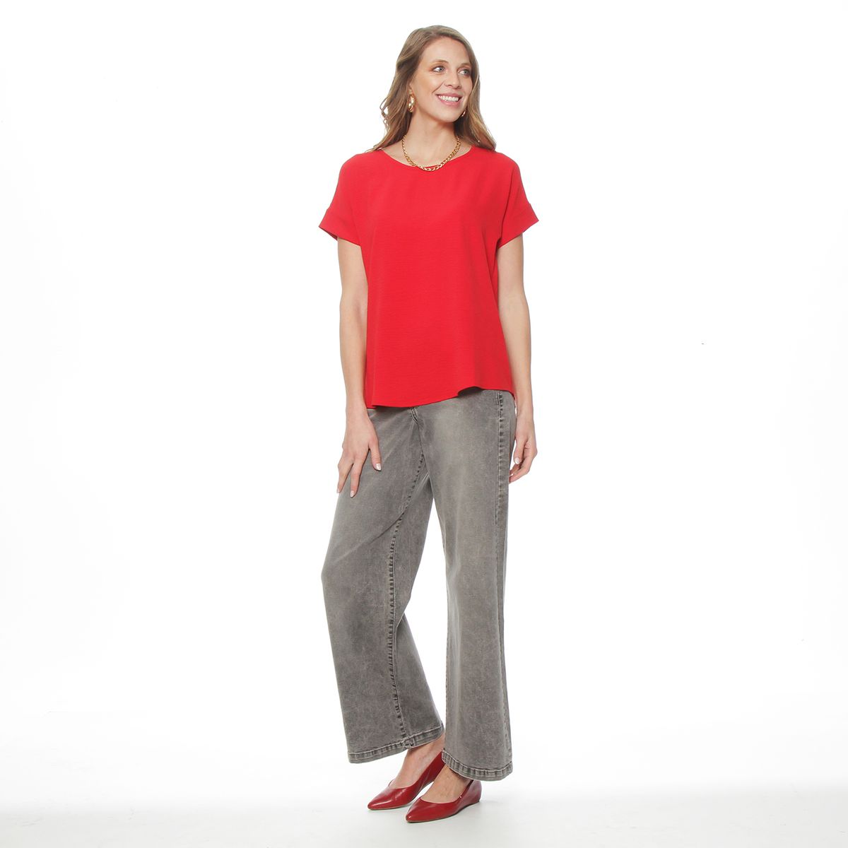 WADOS - BLUSA MANGA CORTA SOLIDO