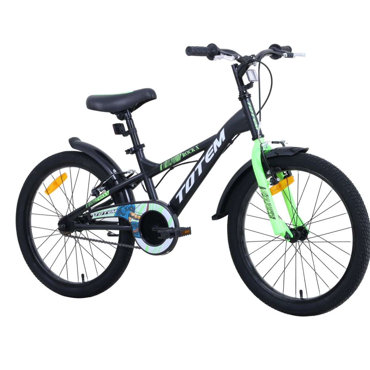 TOTEM - BICICLETA TOTEM INFANTIL ARO 20 ROCK-X NEGRO