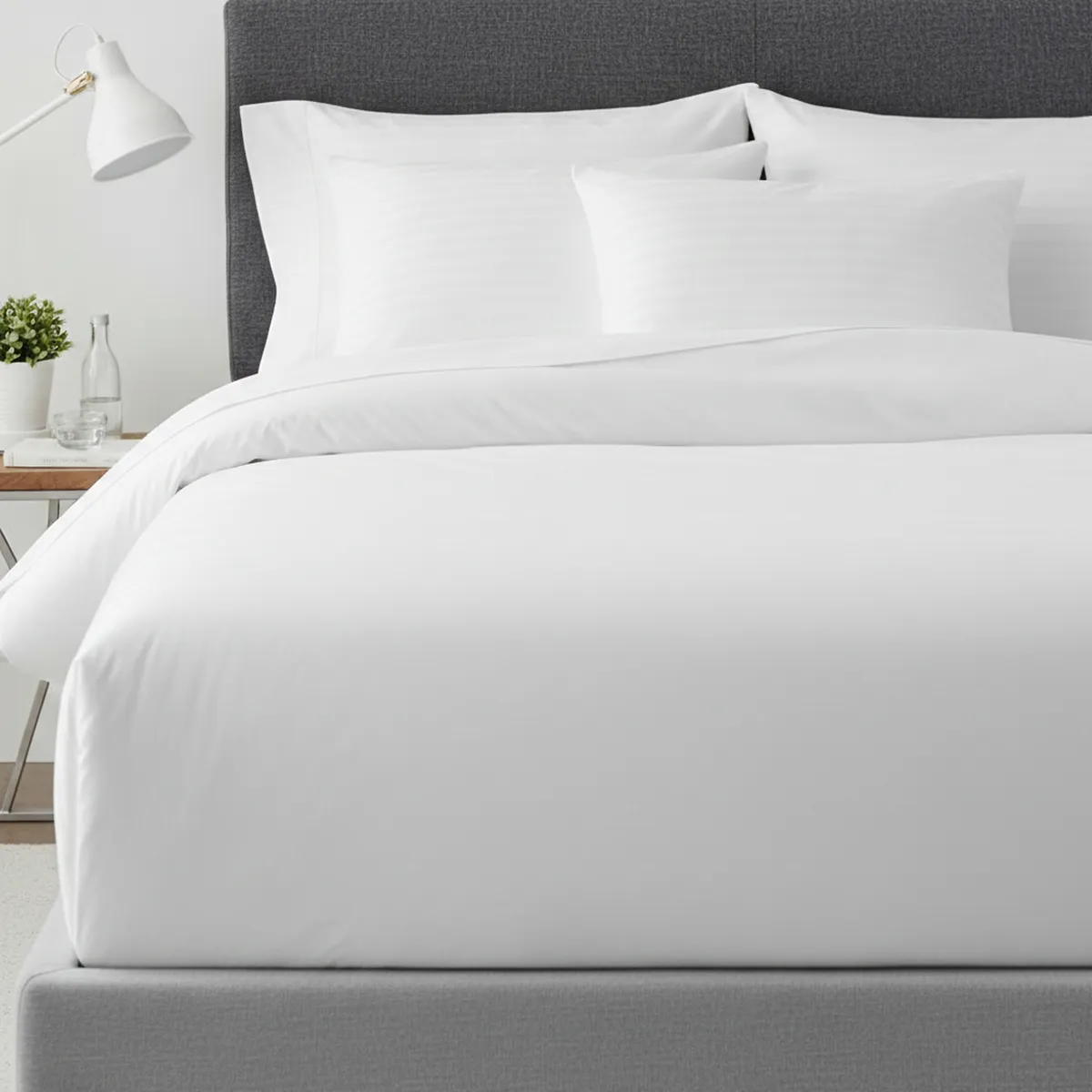 TEXTIL SUPER - FUNDA PLUMÓN 200 HILOS BLANCO CON ALETA SUPER KING