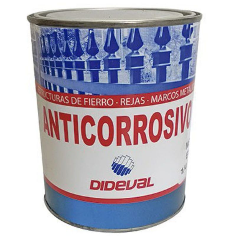 DIDEVAL - Pintura Anticorrosivo 14 De Galon Gris Extra