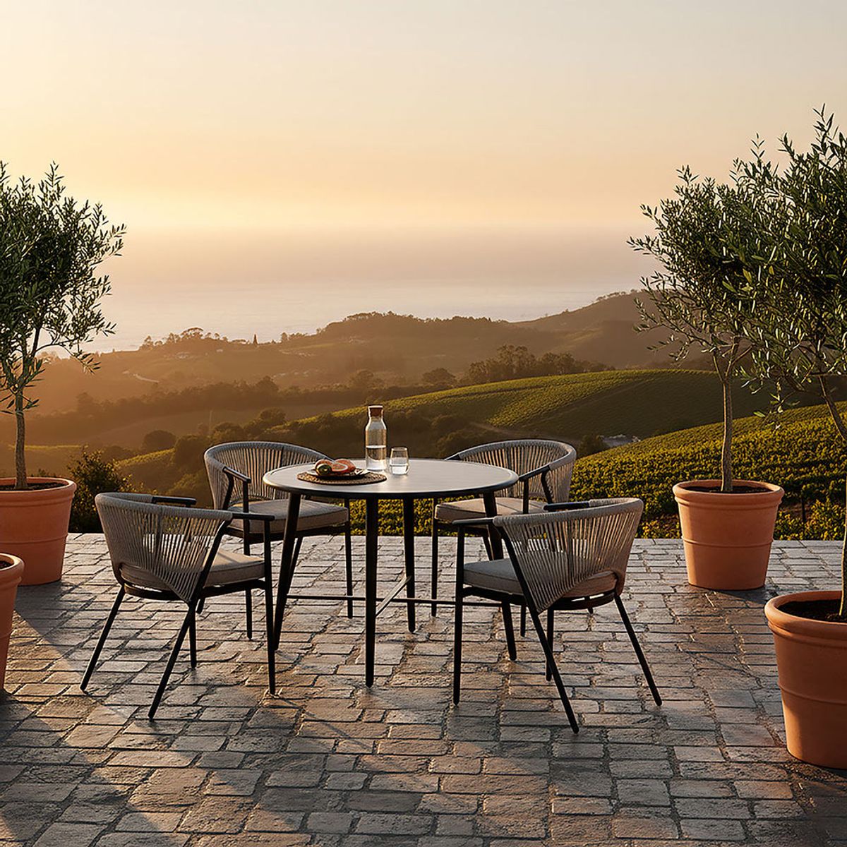 ROSEN - Set 4 Sillas Comedor Buzut