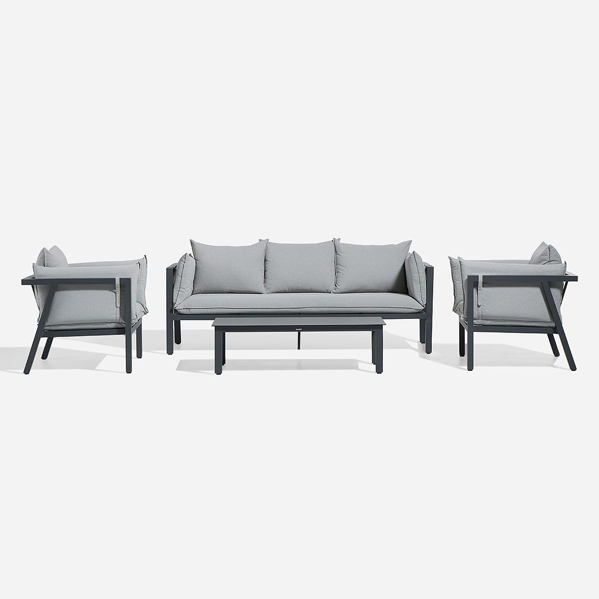 ROSEN - Set de Living de Terraza Turqueta Gris