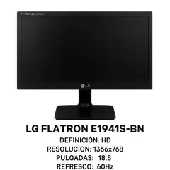 GENERICO - HP 400 G5 i5 8500 8GB RAM 256GB SSD 1TB HDD Pantalla LG Flatron E1941S-BN W.OF24