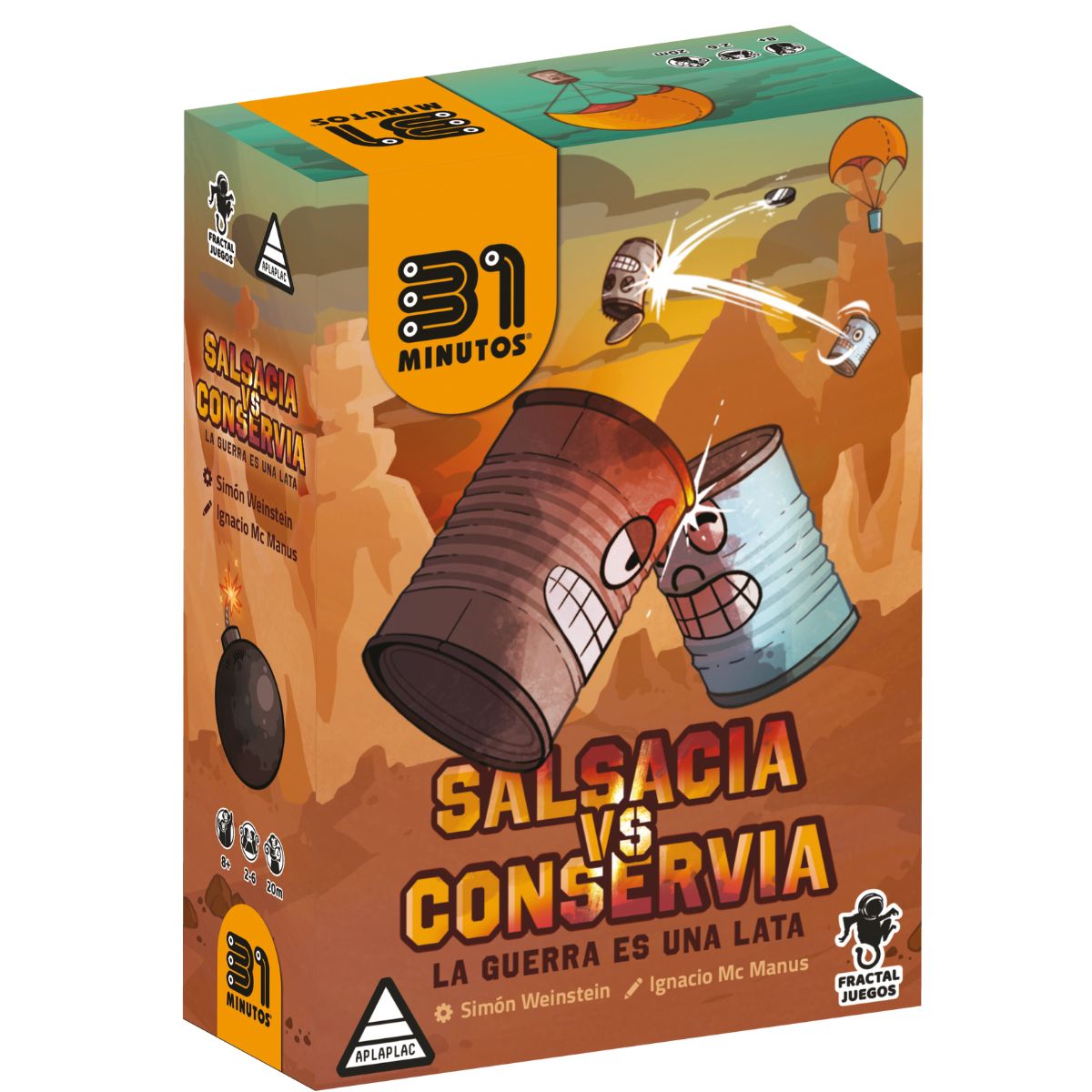 FRACTAL JUEGOS - Salsacia Vs Conservia - Juego De Mesa - 31 Minutos - Fractal