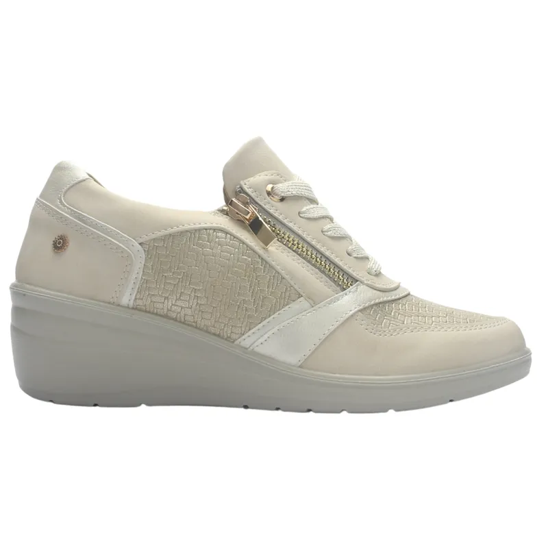 CHALADA - Zapatilla Mujer Beige Urbano Chalada Deza-4