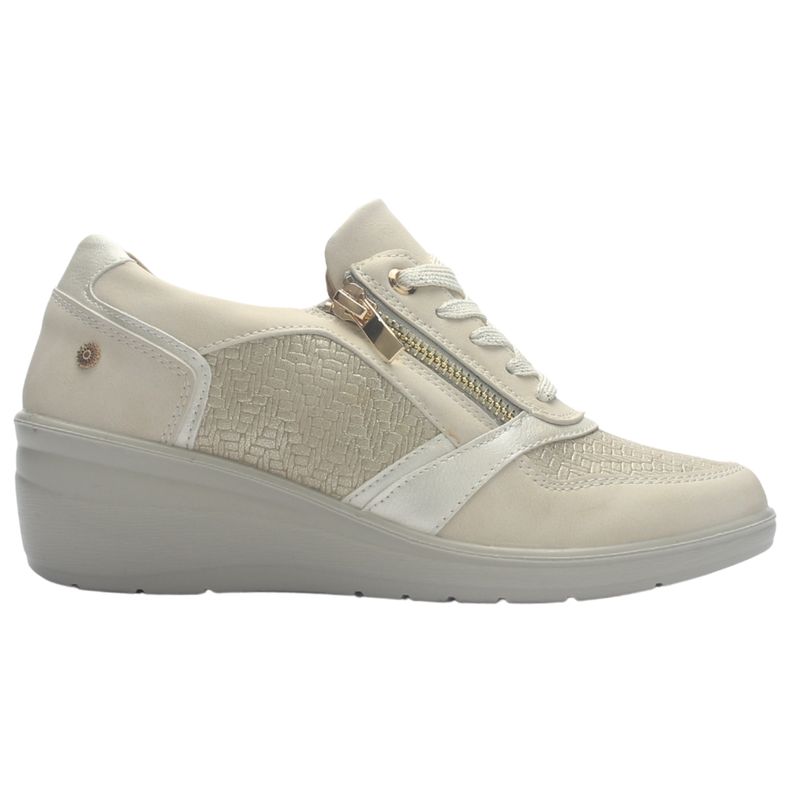 CHALADA - Zapatilla Mujer Beige Urbano Chalada Deza-4