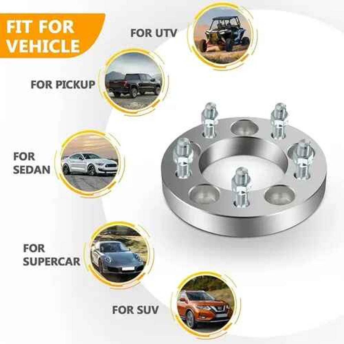 GENERICO - Pack X2 Espaciador O Desplazador 6x1397 35mm