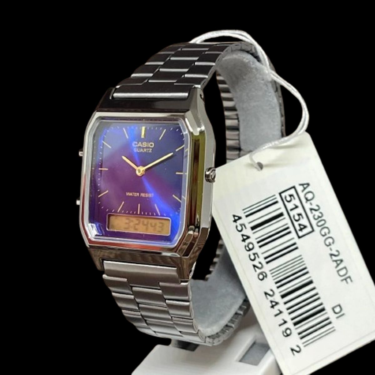 CASIO - reloj casio aq230gg-2ad hombre analogo digital