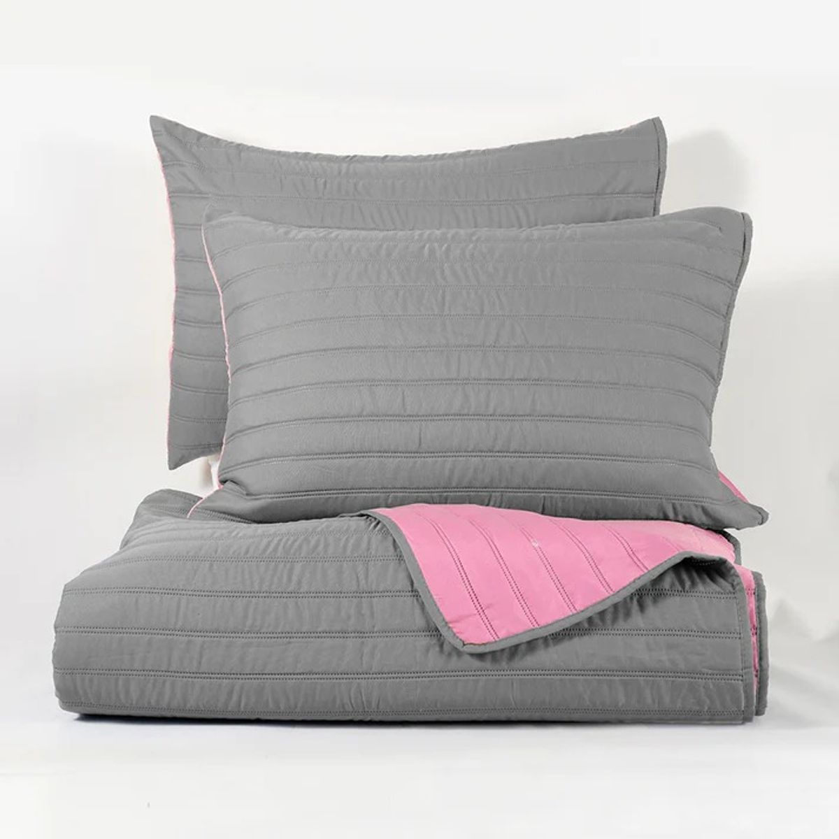 MASHINI - Quilt Toledo KING Mashini Diseño Moderno Verderosado