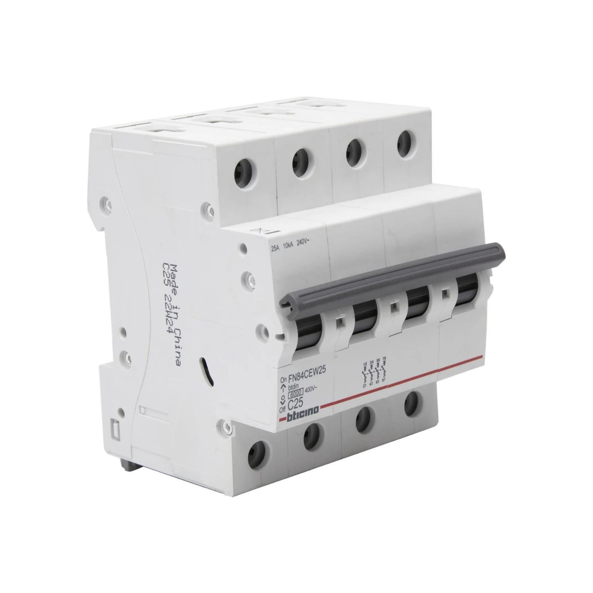 BTICINO - Automatico 4x25A 230400V curva C 6kA