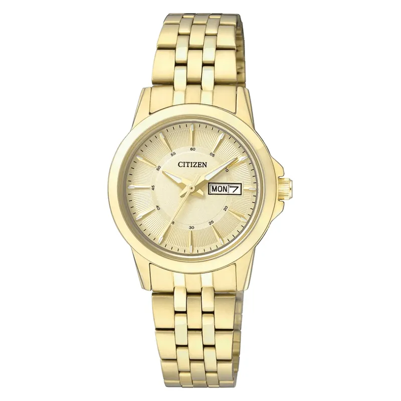 CITIZEN - RELOJ CITIZEN EQ0603-59P QUARTZ DORADO MUJER
