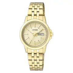 CITIZEN - RELOJ EQ0603-59P QUARTZ DORADO MUJER