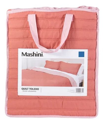 Quilt Toledo KING Diseno Moderno Terra Rosado Rosado KING