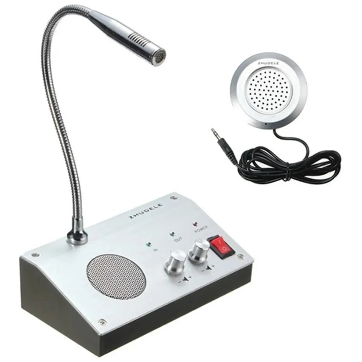 ARCA SHOPPING - Intercomunicador Bancos Citofono Cajas Microfono 2 Vias Dual