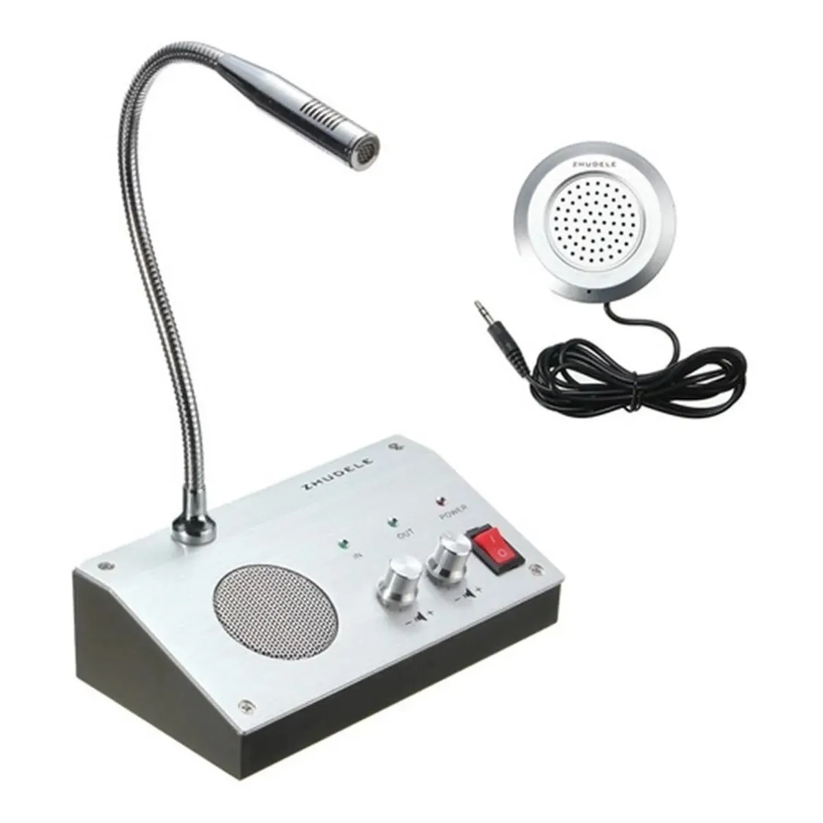 ARCA SHOPPING - Intercomunicador Bancos Citofono Cajas Microfono 2 Vias Dual